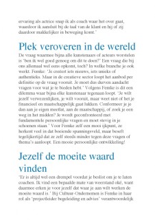 In de coaching spotlight (pag 3)