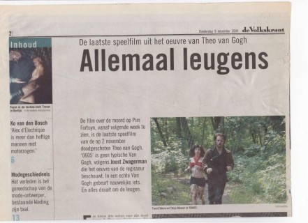 De Volkskrant (pag 1)