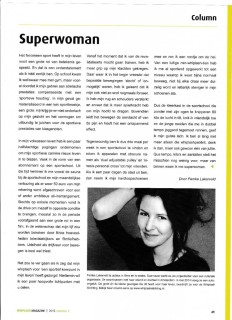 Whiplash Magazine - column 'Superwoman'
