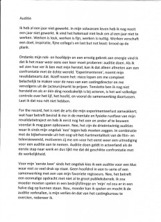 Whiplash Magazine - column 'Auditie' (pag 1)